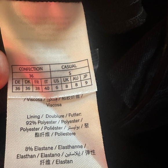 ROTATE BIRGER CHRISTENSEN Lace Flared Cargo Pants US 6 - Picture 5 of 5